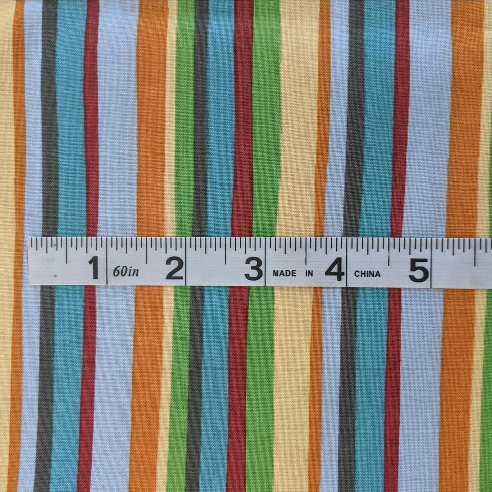 NEW 3 Yds Stripe Cotton Fabric Elizabeth's Studio #313